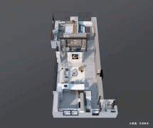 目建面约125㎡边套户型